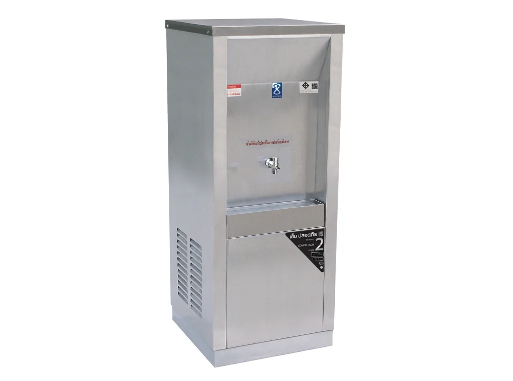 ตู้ทำน้ำเย็น 1 ก๊อก ต่อท่อ ระบายความร้อนด้วยรังผึ้ง MC-1P