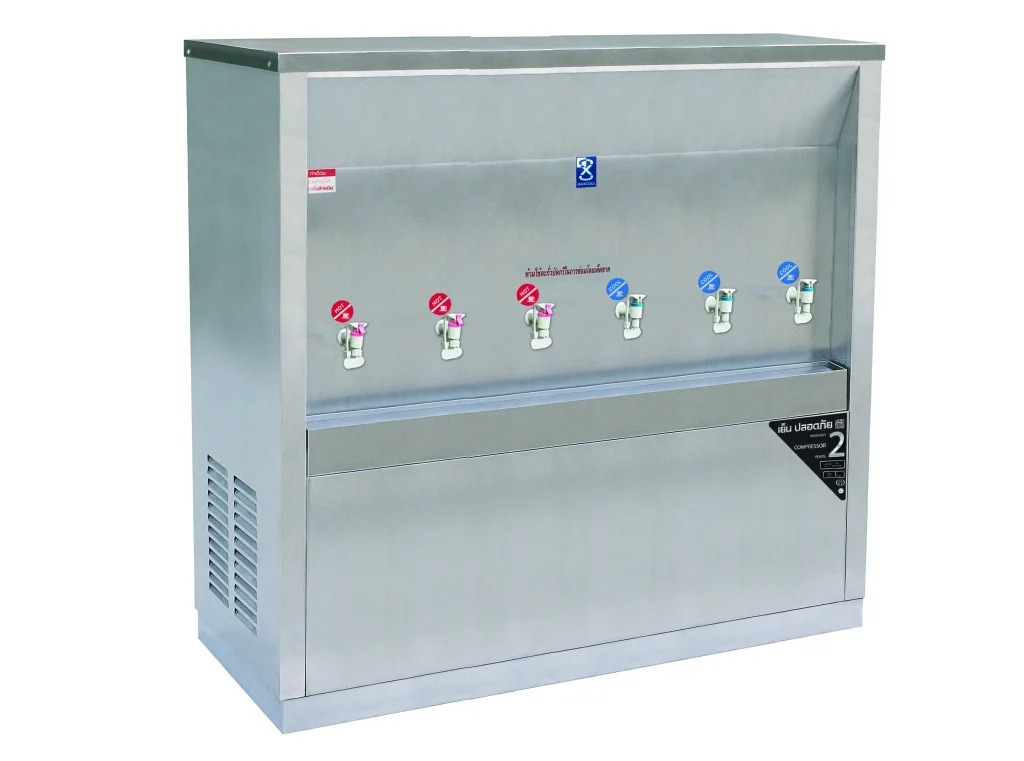 ตู้ทำน้ำร้อน 3 ก๊อก น้ำเย็น 3 ก๊อก แบบต่อท่อ MCH-6P
