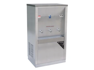 ตู้ทำน้ำเย็น 3 ก๊อก ต่อท่อ ระบายความร้อนด้วยรังผึ้ง MC-3P