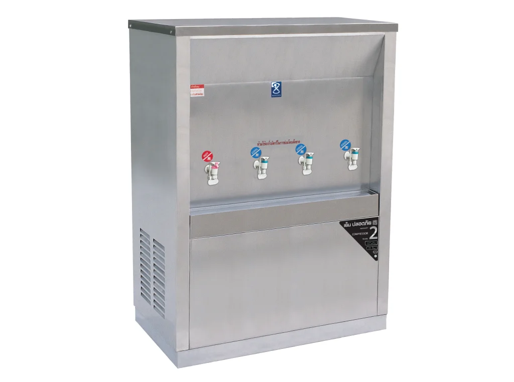 ตู้ทำน้ำร้อน 1 ก๊อก น้ำเย็น 3 ก๊อก แบบต่อท่อ MCH-4P