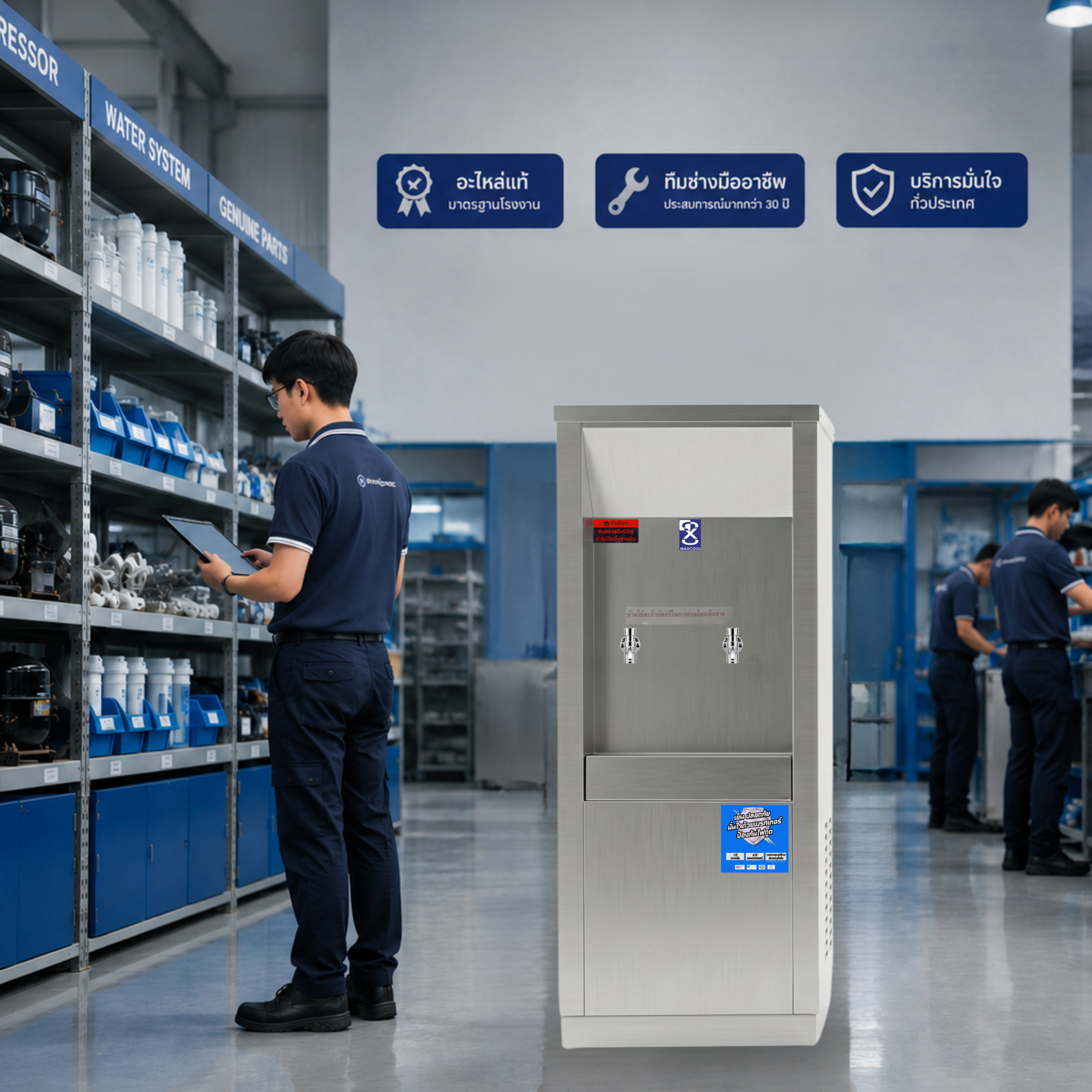 บริการหลังการขาย MAXCOOL