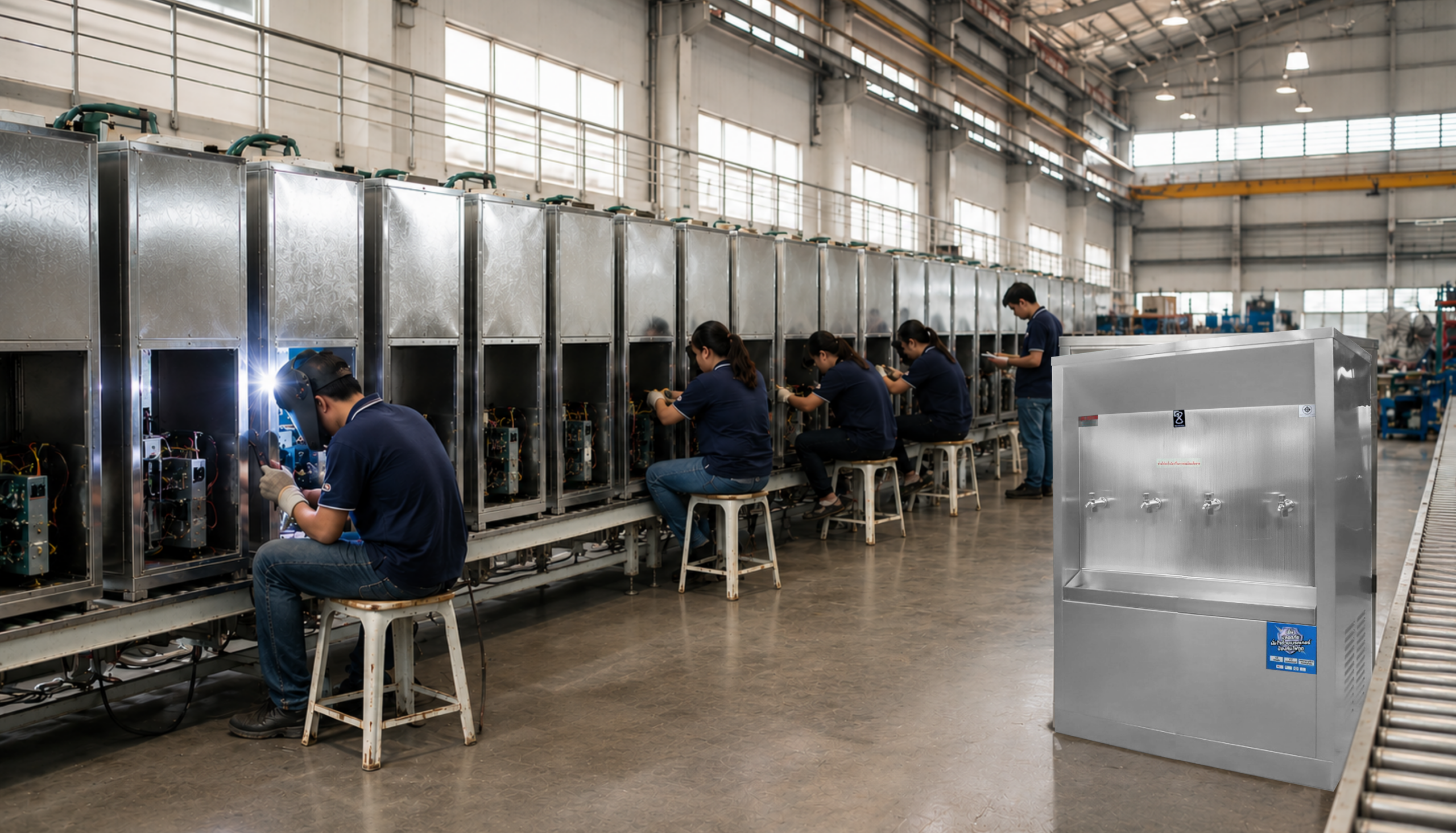MAXCOOL กระบวนการผลิตในโรงงาน