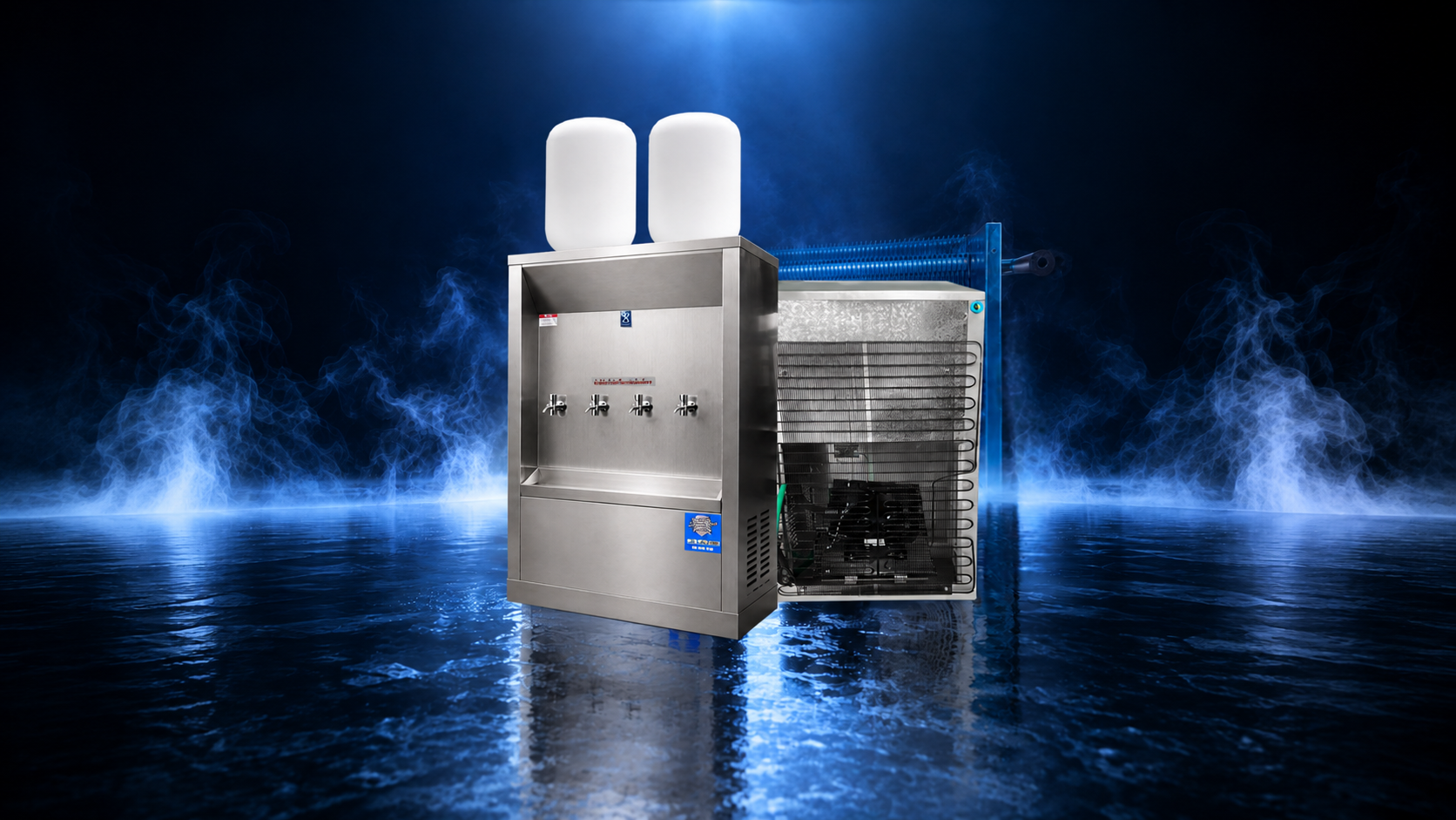ระบบระบายความร้อนด้วยแผงร้อนของตู้ทำน้ำเย็น MAXCOOL